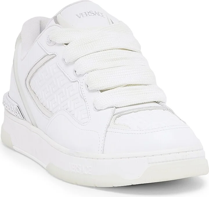 Men's Leather Low-Top Sneakers - Black Palladium - Size 7 - Image 4