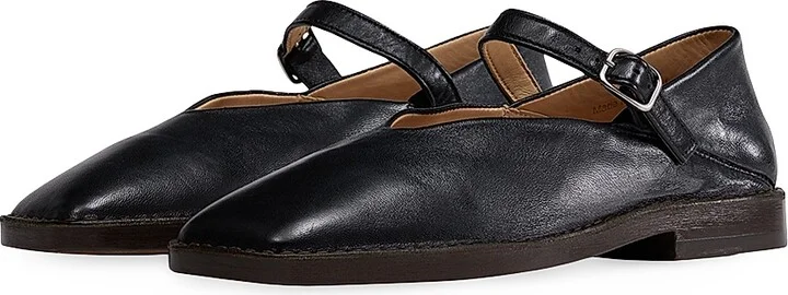 Men's Leather Mary Janes - Black - Size 7 - Image 2