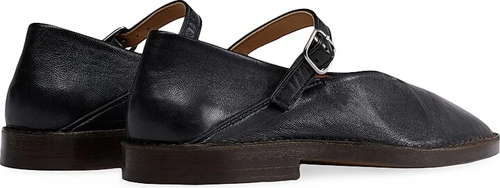 Men's Leather Mary Janes - Black - Size 7 - Image 3
