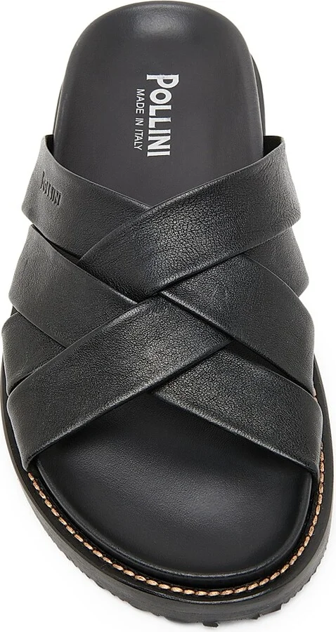 Men's Leather Mules - Black - Size 6 - Image 4