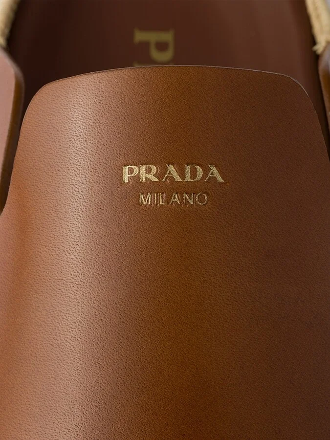 Men's Leather Mules - Brown - Size 7 - Image 4