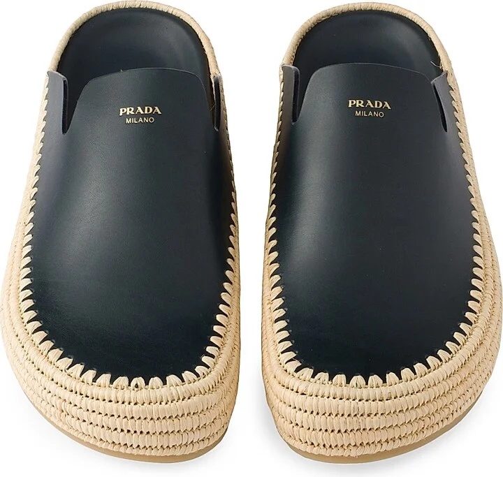 Men's Leather Mules - Brown - Size 7 - Image 5