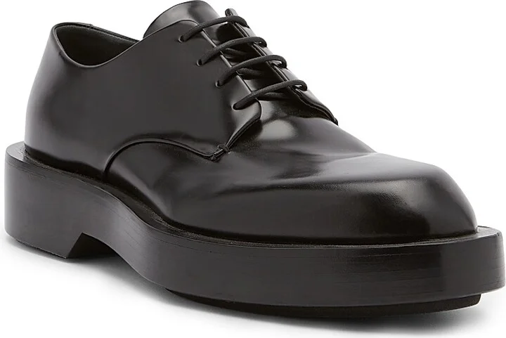 Men's Leather Oxfords - Black - Size 6 - Image 2