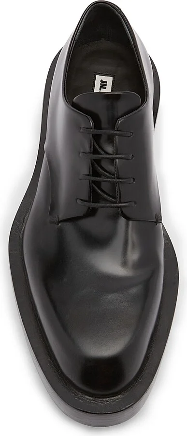 Men's Leather Oxfords - Black - Size 6 - Image 4