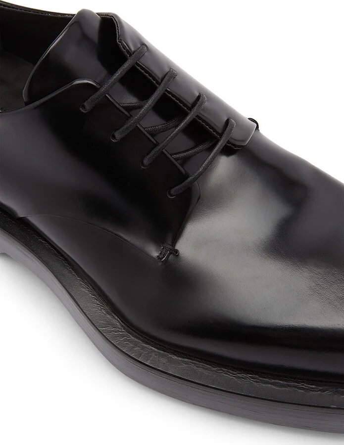 Men's Leather Oxfords - Black - Size 6 - Image 6