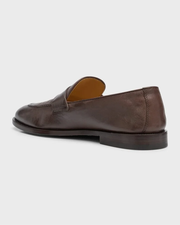 Men's Leather Penny Loafers - Image 3