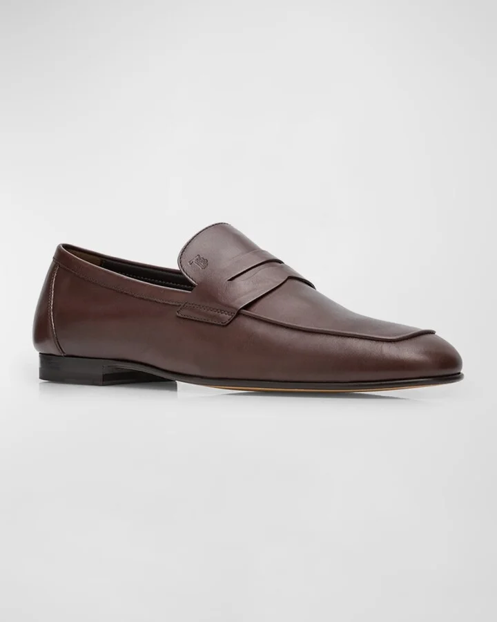 Men's Leather Penny Loafers - Image 3