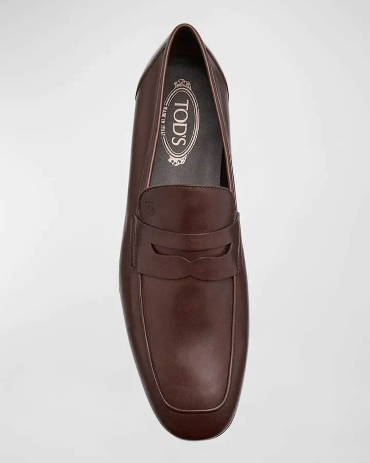 Men's Leather Penny Loafers - Image 7