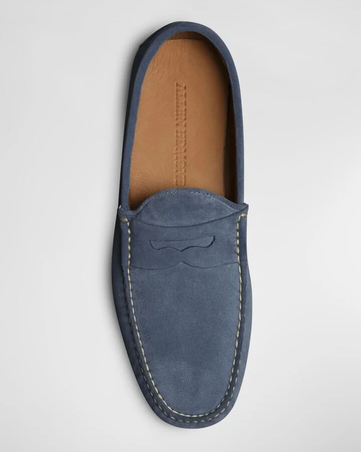 Men's Leather Penny Loafers - Image 2
