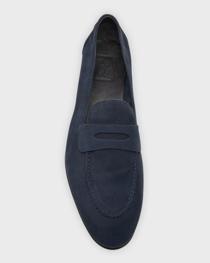 Men's Leather Penny Loafers - Image 6