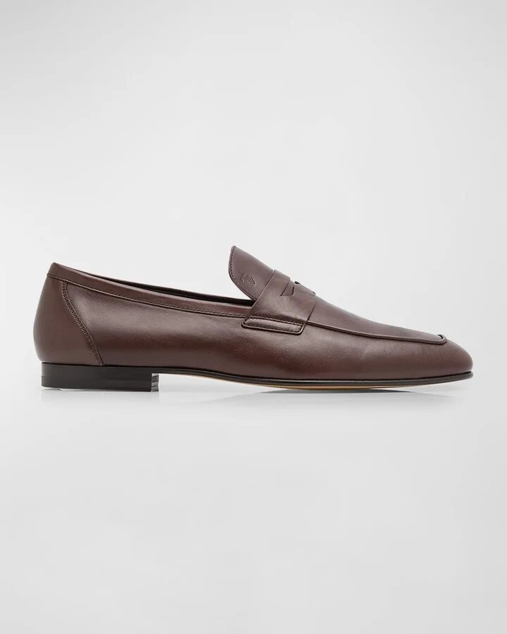 Men's Leather Penny Loafers