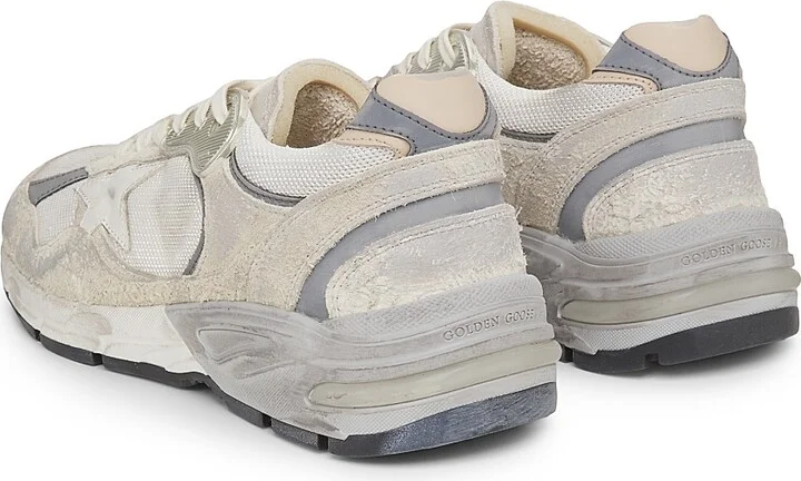 Men's Leather Sneakers - White Silver - Size 7 - Image 3