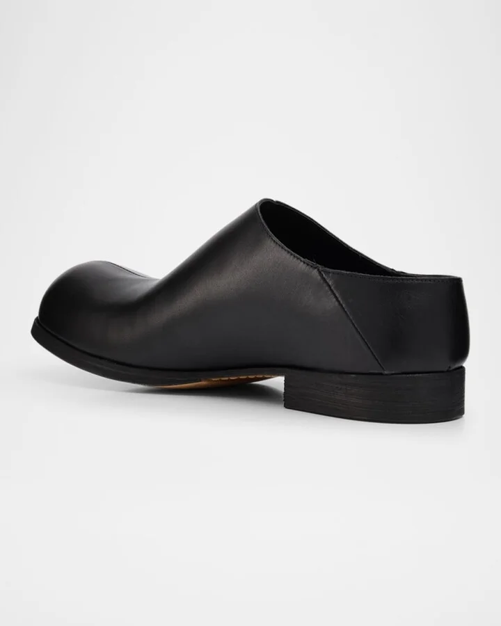 Men's Leather Split-Stitch Loafers - Image 7