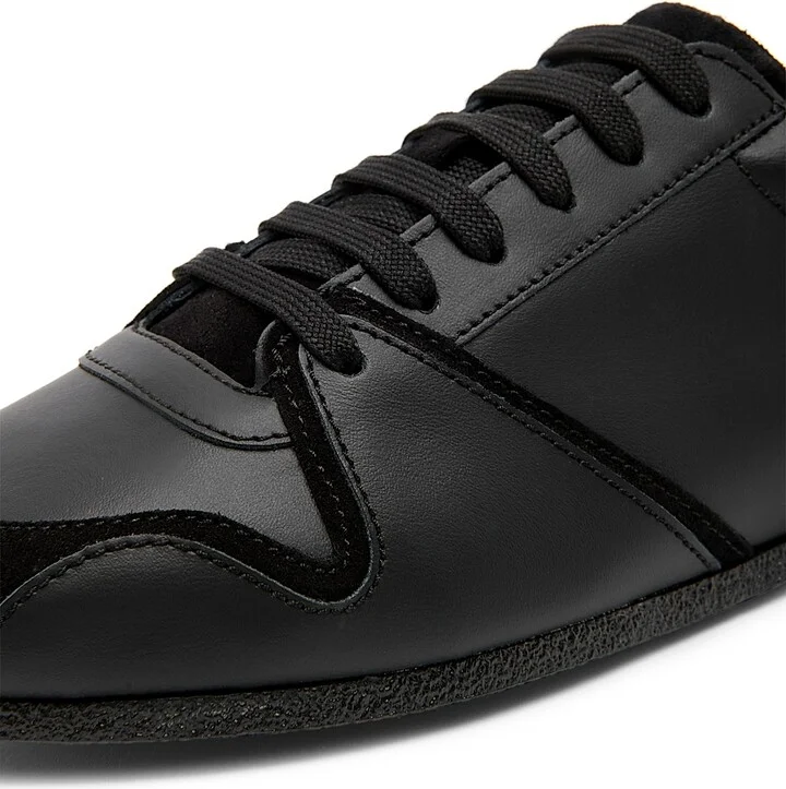 Men's Leather & Suede Sneakers - Nut - Size 7 - Image 9