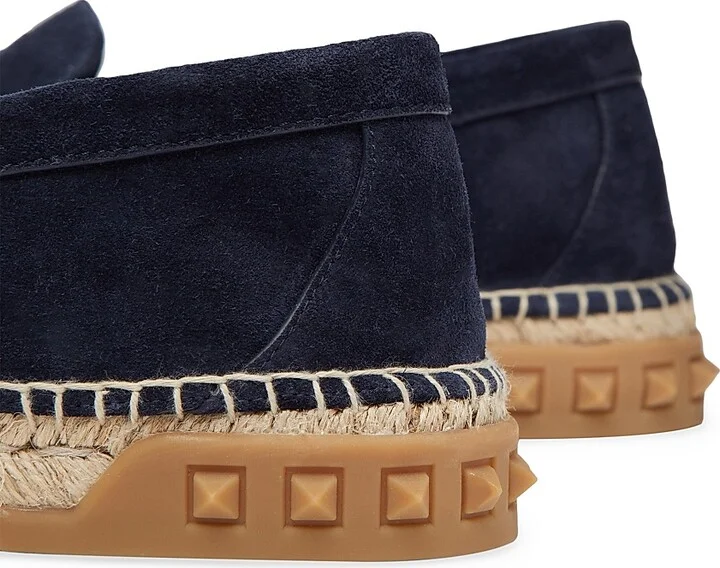 Men's Leisure Flows Espadrilles in Split Leather - Marine - Size 9 - Image 5