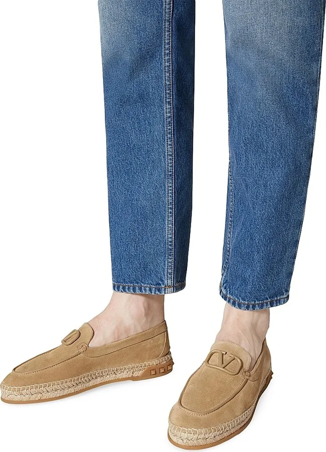 Men's Leisure Flows Espadrilles in Split Leather - Marine - Size 9 - Image 11