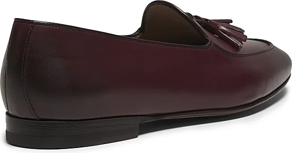 Men's Lennox Leather Loafers - Dark Brown - Size 10 - Image 3