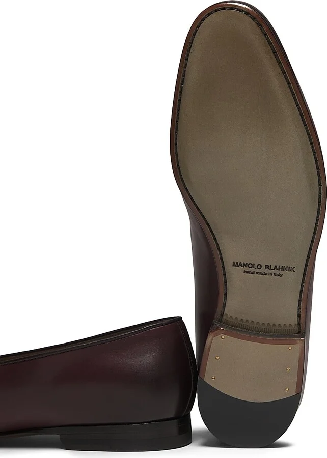 Men's Lennox Leather Loafers - Dark Brown - Size 10 - Image 5