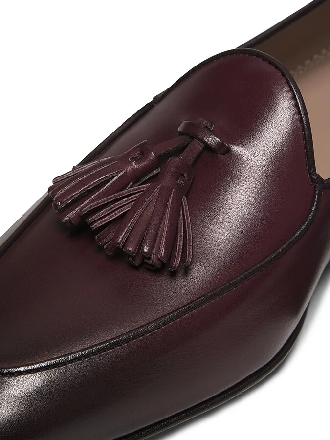 Men's Lennox Leather Loafers - Dark Brown - Size 10 - Image 6