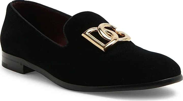 Men's Leonardo Velvet Smoking Shoes - Nero - Size 9 - Image 2