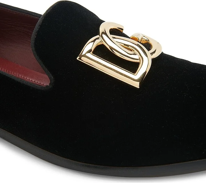 Men's Leonardo Velvet Smoking Shoes - Nero - Size 9 - Image 6