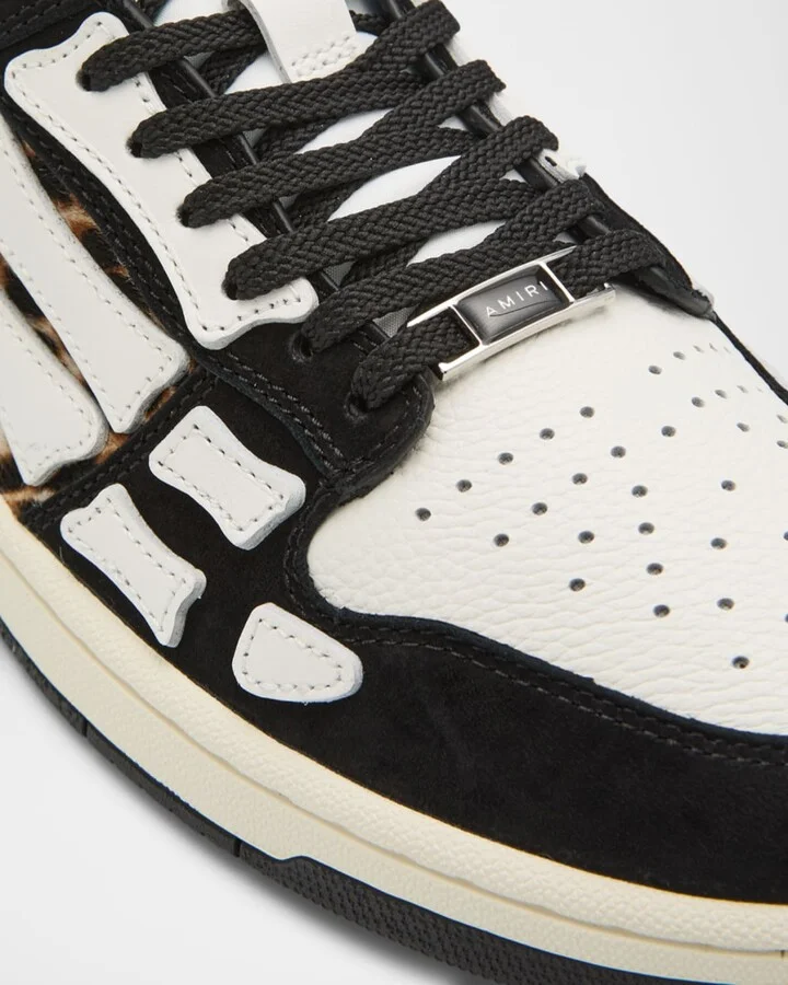Men's Leopard Skel Low-Top Sneakers - Image 3