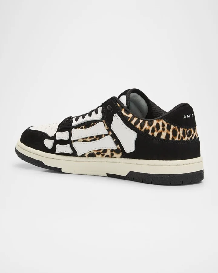 Men's Leopard Skel Low-Top Sneakers - Image 5