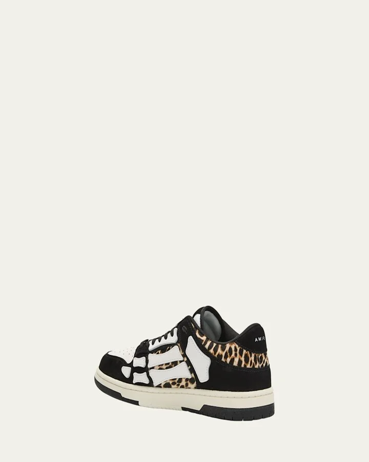 Men's Leopard Skel Low-Top Sneakers - Image 2