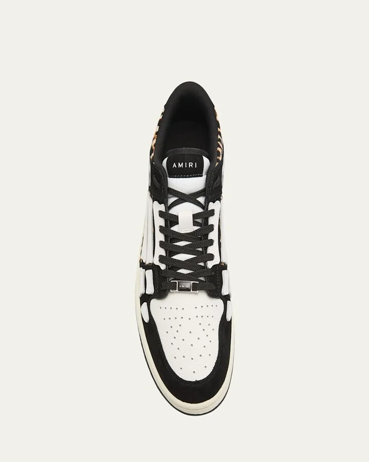Men's Leopard Skel Low-Top Sneakers - Image 8