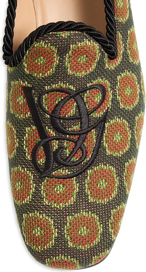 Men's Les Alcôvettes Loafers in Jacquard Fabric - Multicolored - Size 9 - Image 5