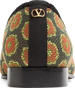 Men's Les Alcôvettes Loafers in Jacquard Fabric - Multicolored - Size 9 - Image 6