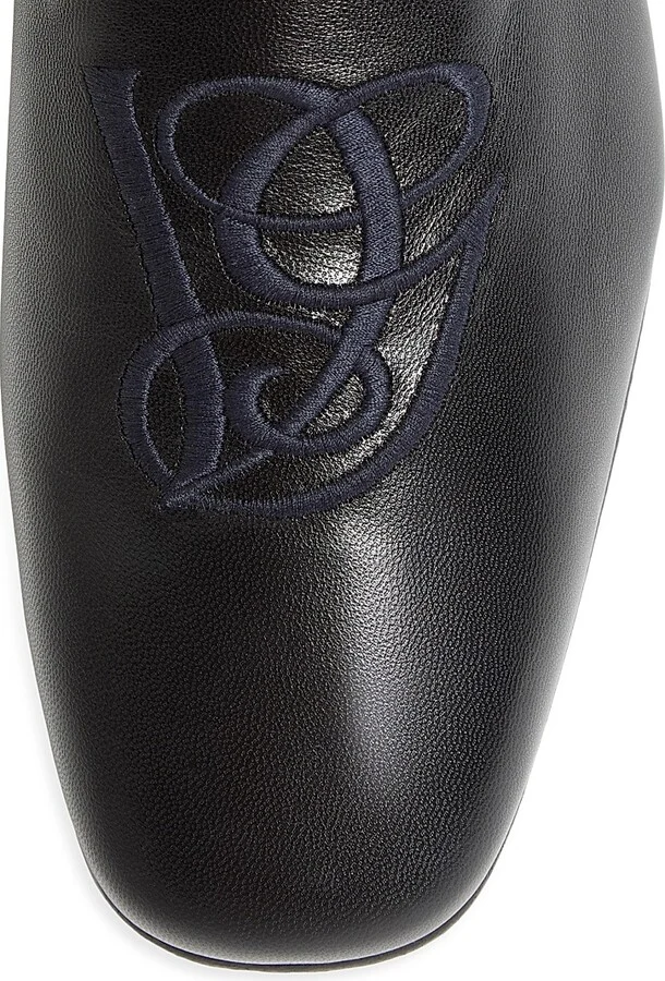 Men's Les Alcôvettes Moccasins in Kidskin - Black - Size 9 - Image 5