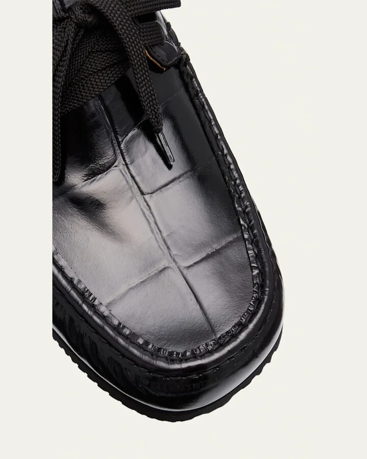 Men's Les Batto Calfskin Boat Shoes - Image 10