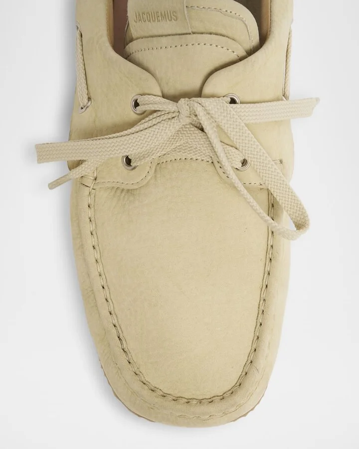 Men's Les Batto Leather Boat Shoes - Image 2