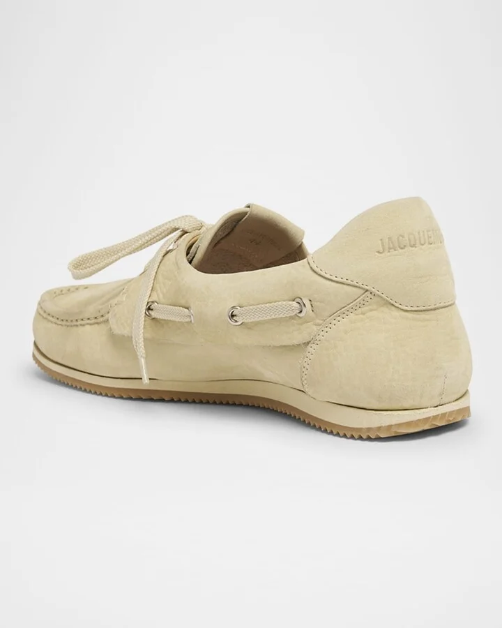 Men's Les Batto Leather Boat Shoes - Image 3