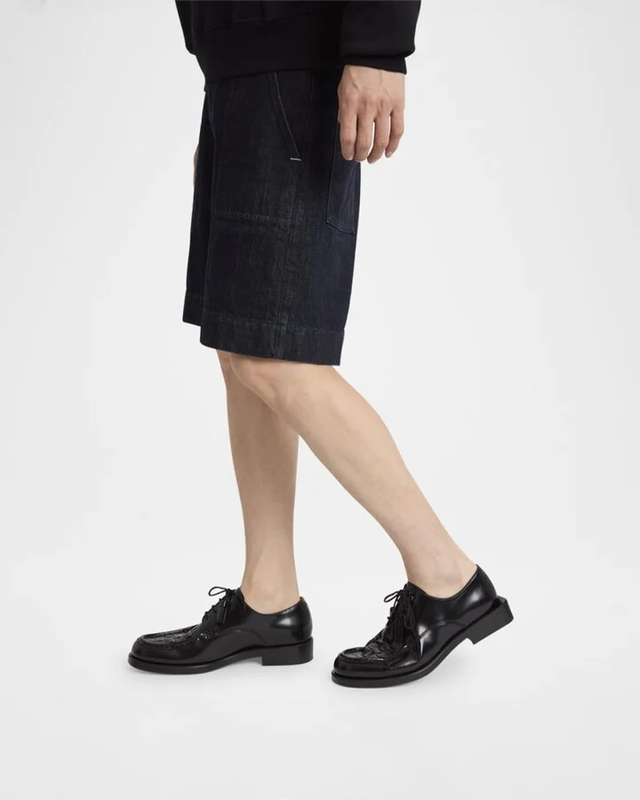Men's Les Derbies Tressees Leather Derby Shoes - Image 3