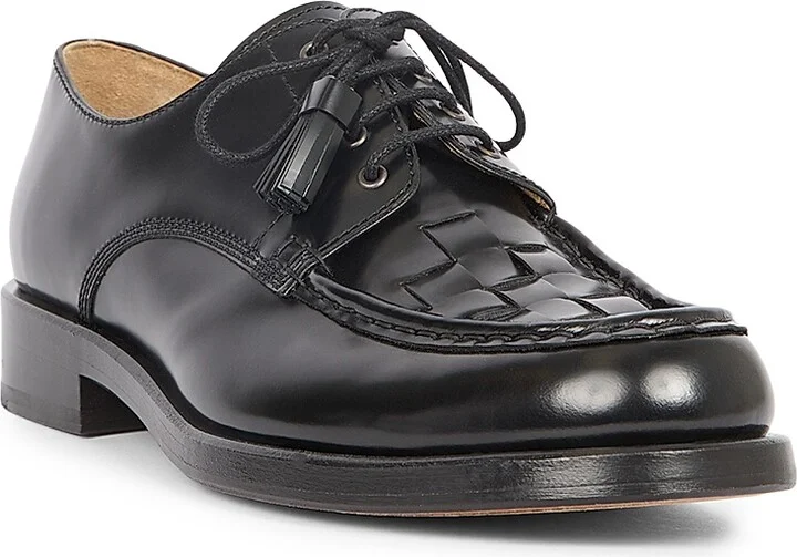 Men's Les Derbies Tressees Leather Derbys - Dark Brown - Size 8 - Image 6