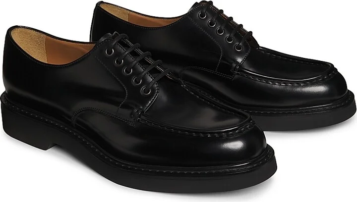 Men's Letchworth Leather Derbys - Black - Size 8.5 - Image 2