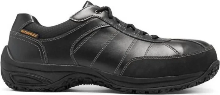 Men's Lexington Steel Toe Work Shoes In Black