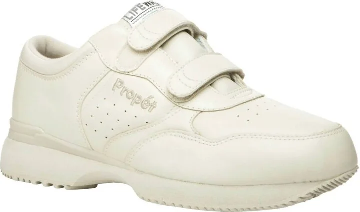 Men's Life Walker Shoes - Medium Width In White