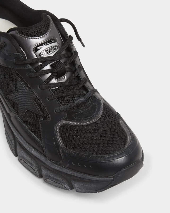 Men's Lightstar Mesh and Leather Sneakers - Image 2