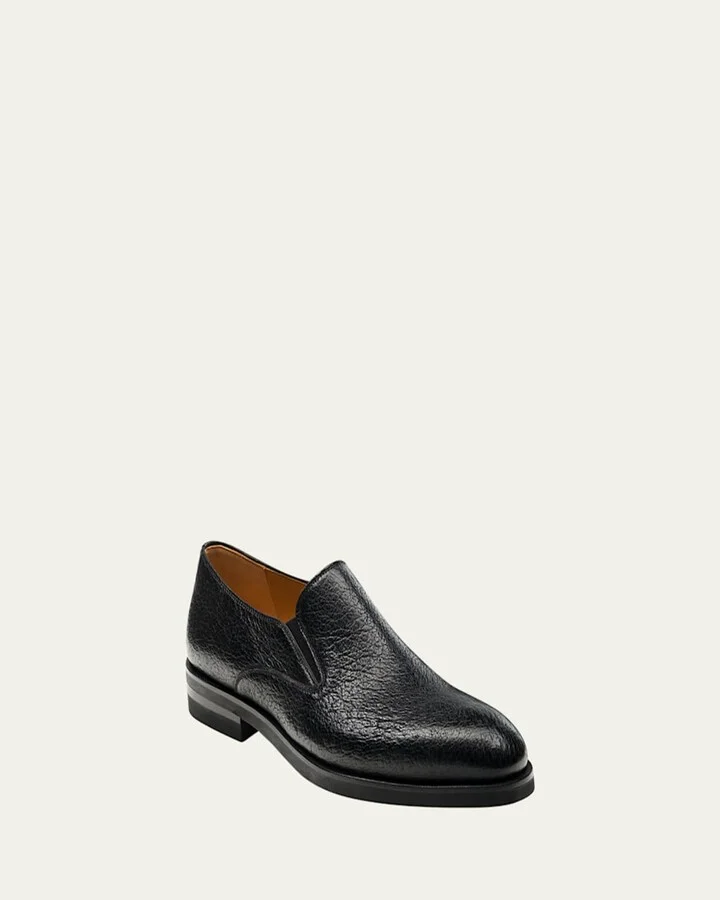 Men's Lima Peccary Leather Loafers - Image 4