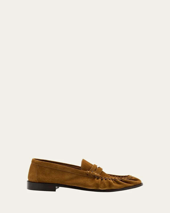 Men's Limited Edition Suede YSL Penny Loafers