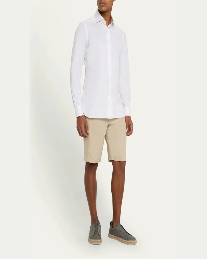 Men's Linen-Blend Triple Stitch Espadrilles - Image 10