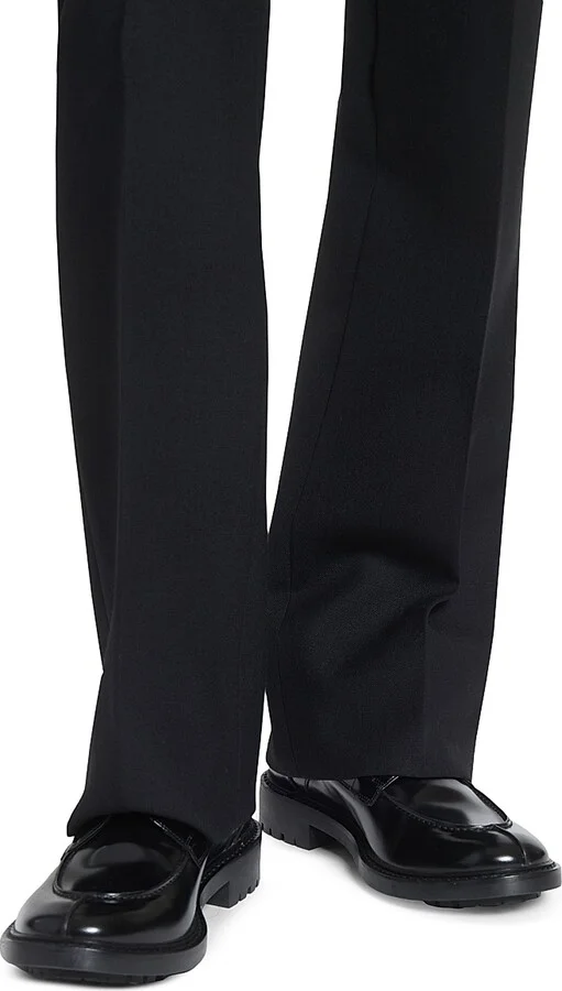 Men's Lino Derbies in Smooth Leather - Black - Size 9 - Image 4