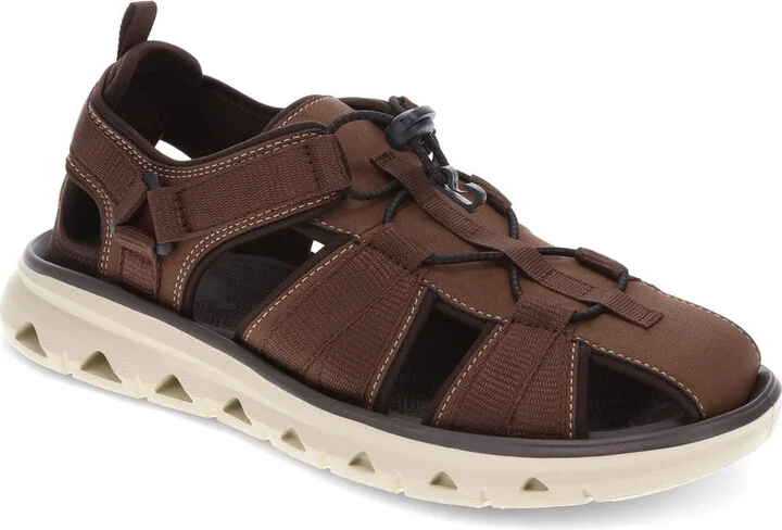 Mens Lionel Synthetic Leather Casual Slip On Sandal Shoe