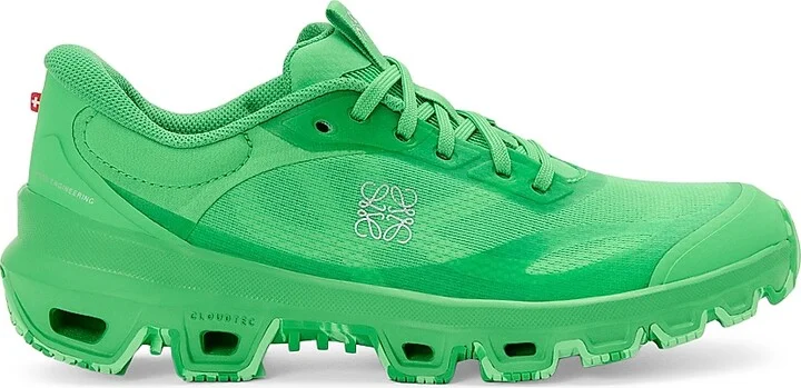 Men's LOEWE x On Cloudventure 2.0 Low-Top Sneakers - Green - Size 7