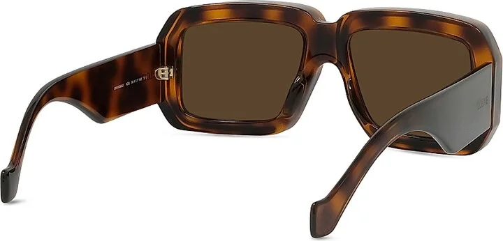 Men's LOEWE x Paula's Ibiza 56MM Oversized Square Sunglasses - Shiny Black Rose - Image 10