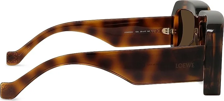 Men's LOEWE x Paula's Ibiza 56MM Oversized Square Sunglasses - Shiny Black Rose - Image 11