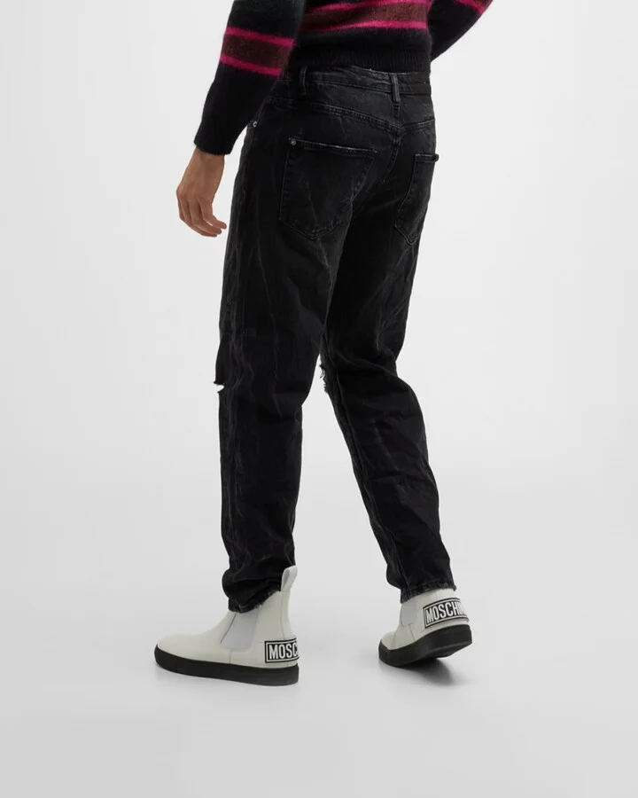 Men's Logo Leather Chelsea Boot - Image 4